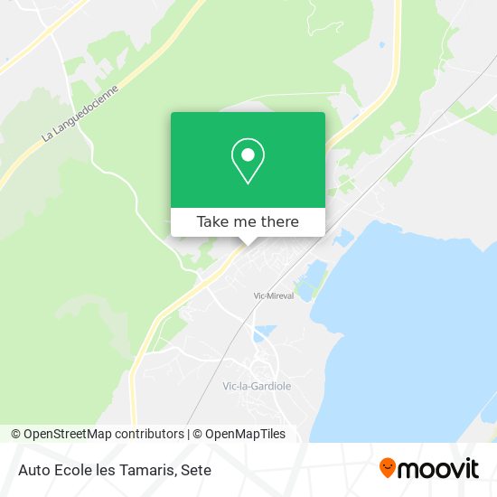 Auto Ecole les Tamaris map