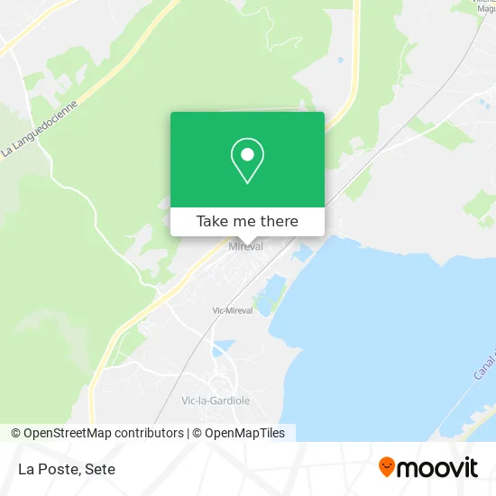 La Poste map