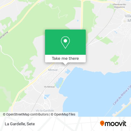 La Gardelle map
