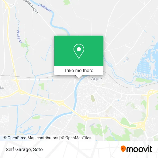Self Garage map