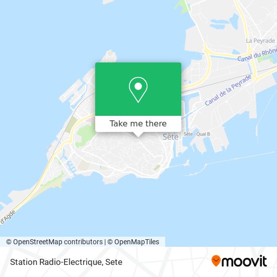 Mapa Station Radio-Electrique