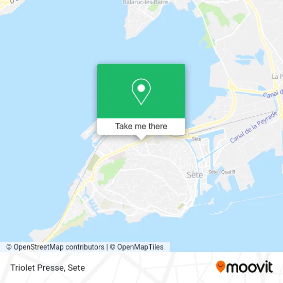 Triolet Presse map