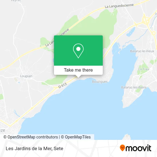 Les Jardins de la Mer map