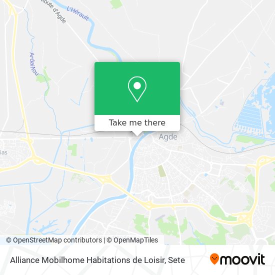 Mapa Alliance Mobilhome Habitations de Loisir