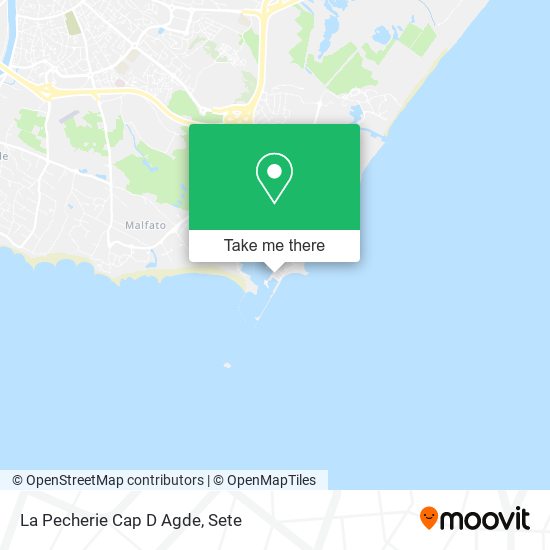 La Pecherie Cap D Agde map