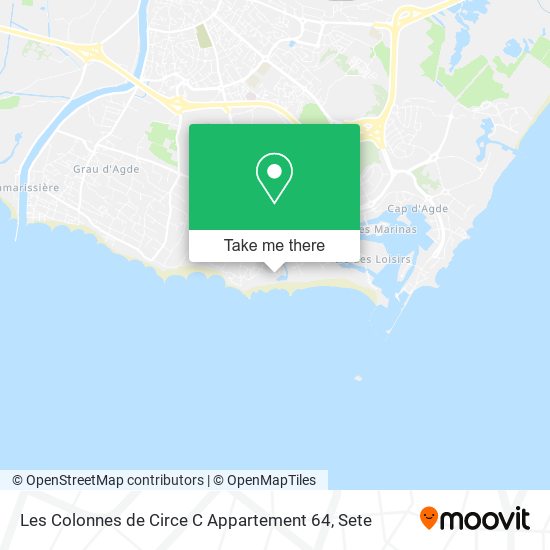 Mapa Les Colonnes de Circe C Appartement 64