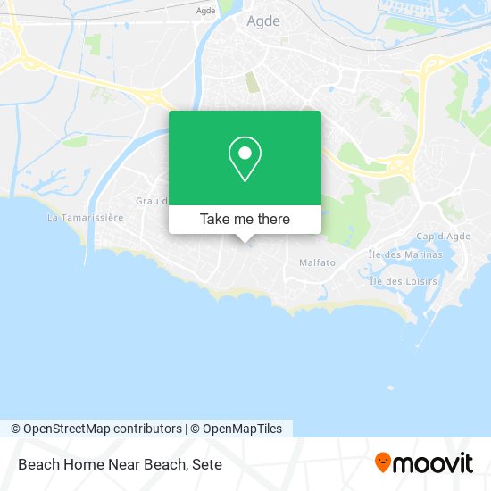 Beach Home Near Beach map