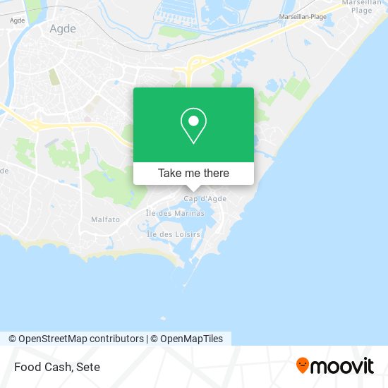 Food Cash map