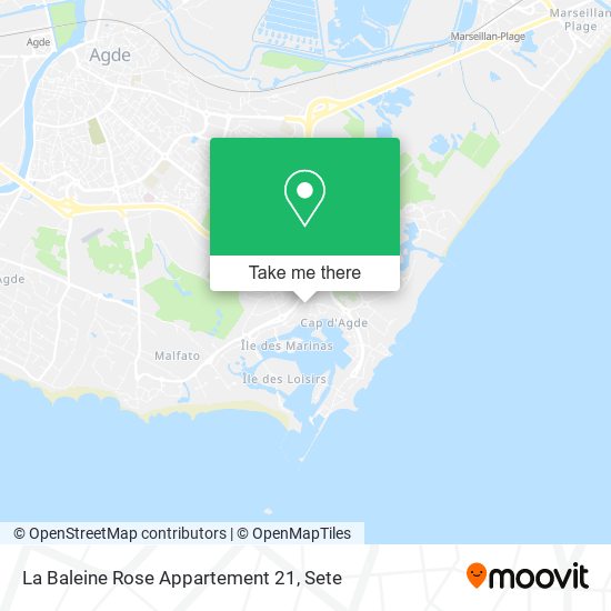 Mapa La Baleine Rose Appartement 21