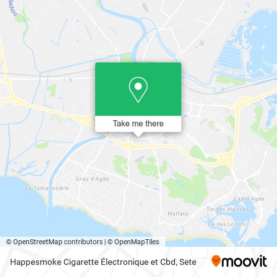 Mapa Happesmoke Cigarette Électronique et Cbd