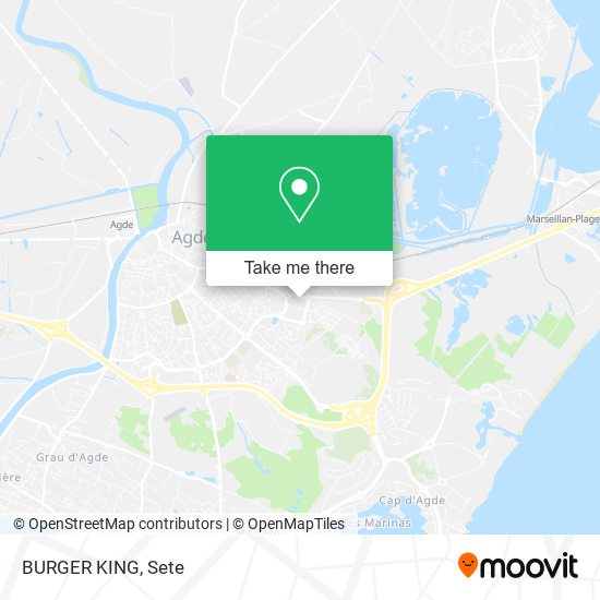 BURGER KING map