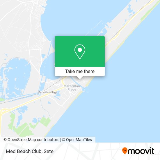 Med Beach Club map