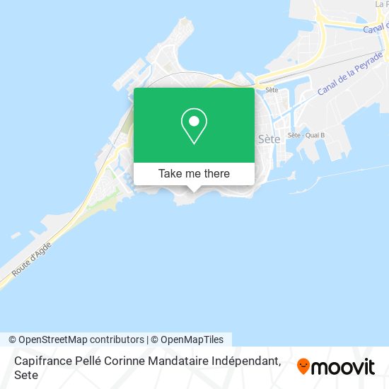 Mapa Capifrance Pellé Corinne Mandataire Indépendant