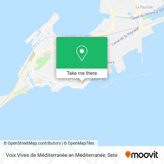 Voix Vives de Méditerranée en Méditerranée map