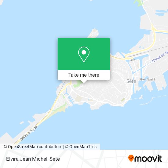 Elvira Jean Michel map