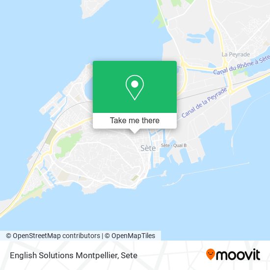 Mapa English Solutions Montpellier