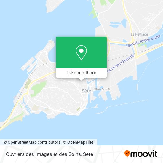 Mapa Ouvriers des Images et des Soins