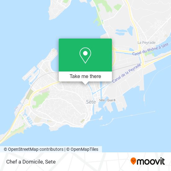 Chef a Domicile map