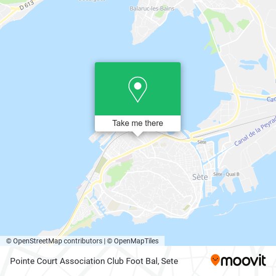 Pointe Court Association Club Foot Bal map