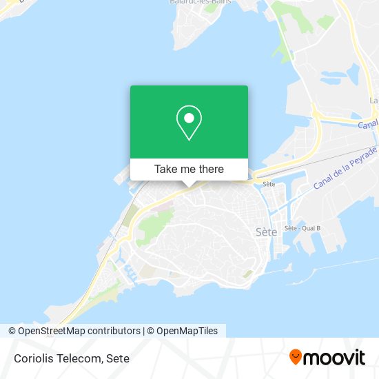 Mapa Coriolis Telecom