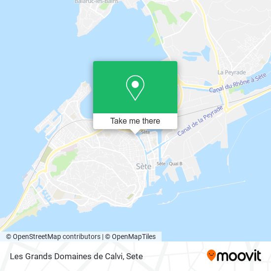 Les Grands Domaines de Calvi map