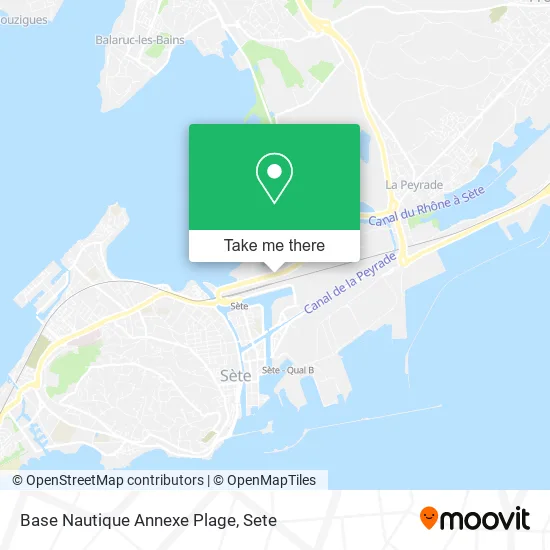 Base Nautique Annexe Plage map