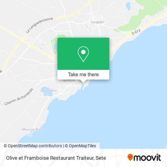 Olive et Framboise Restaurant Traiteur map