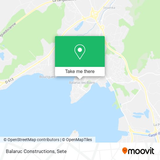 Mapa Balaruc Constructions