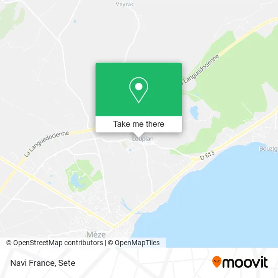 Navi France map