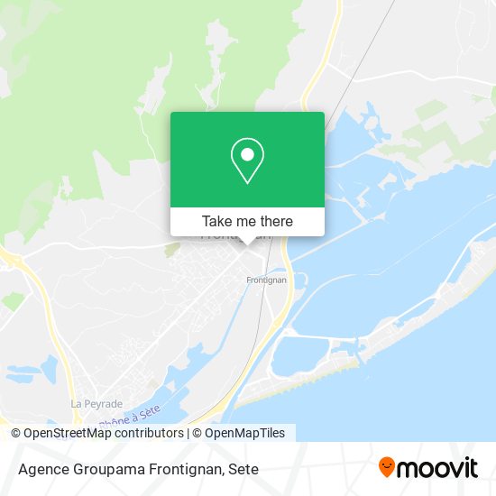 Agence Groupama Frontignan map