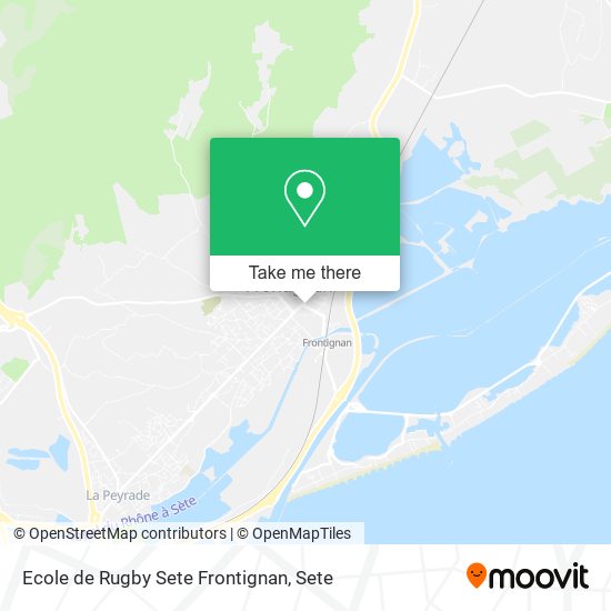 Mapa Ecole de Rugby Sete Frontignan