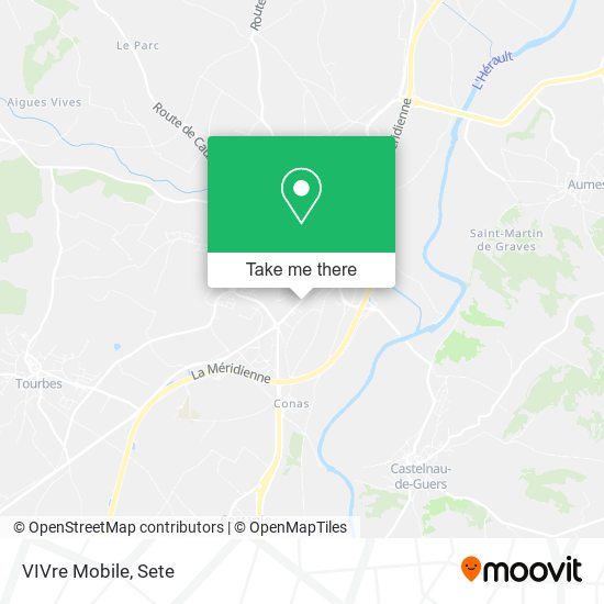 VIVre Mobile map