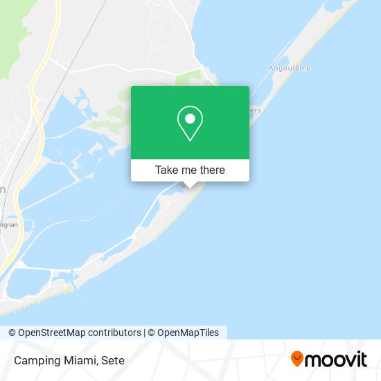 Mapa Camping Miami