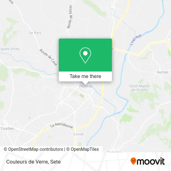 Couleurs de Verre map