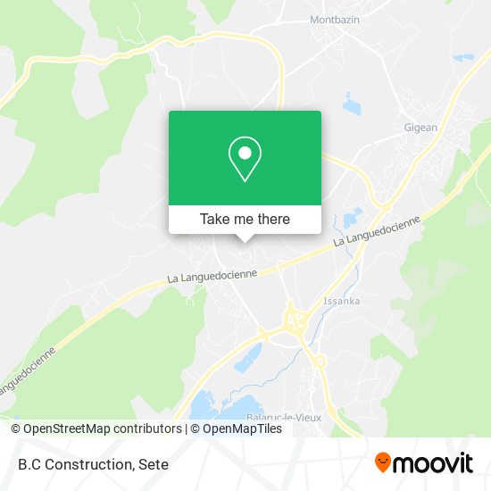 B.C Construction map