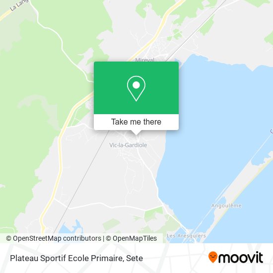 Plateau Sportif Ecole Primaire map
