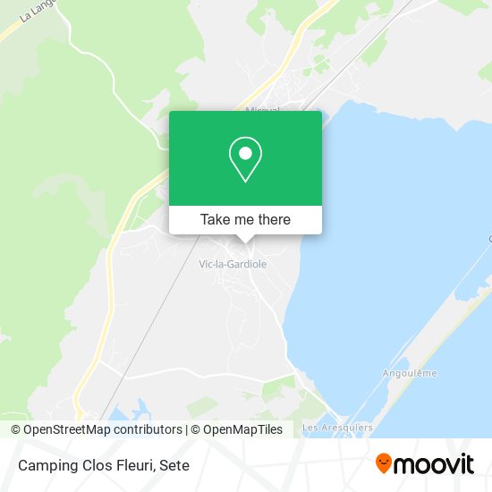 Camping Clos Fleuri map