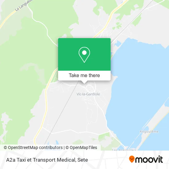 A2a Taxi et Transport Medical map