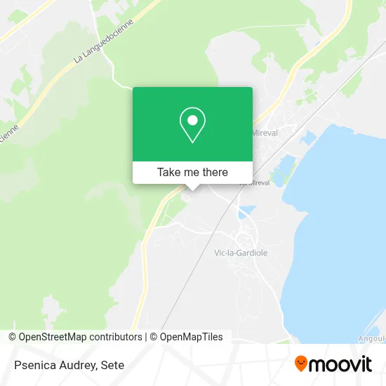 Psenica Audrey map