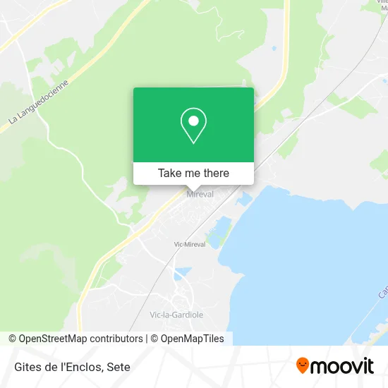 Gites de l'Enclos map