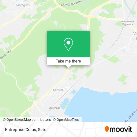 Entreprise Colas map