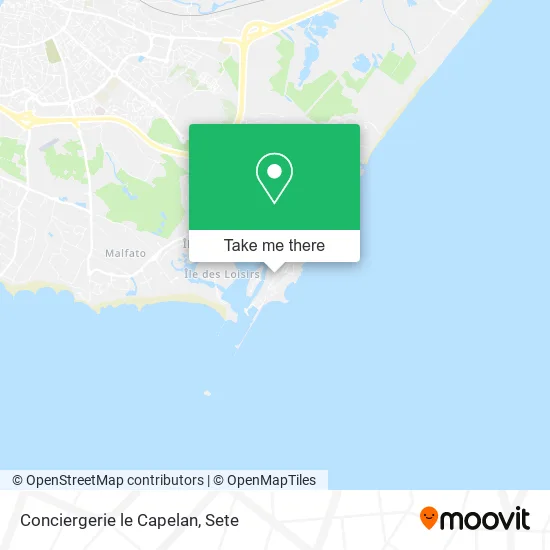 Conciergerie le Capelan map