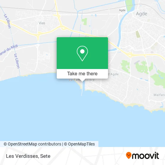 Les Verdisses map