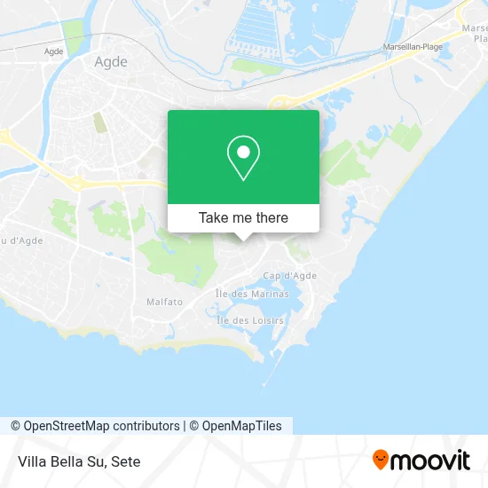 Villa Bella Su map