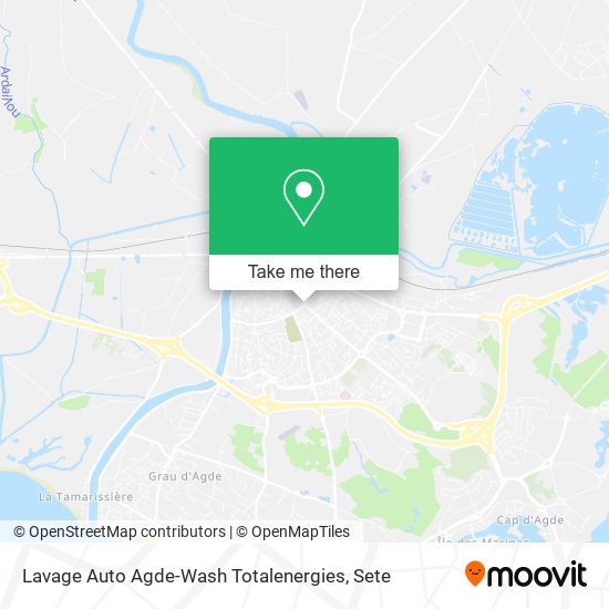 Lavage Auto Agde-Wash Totalenergies map