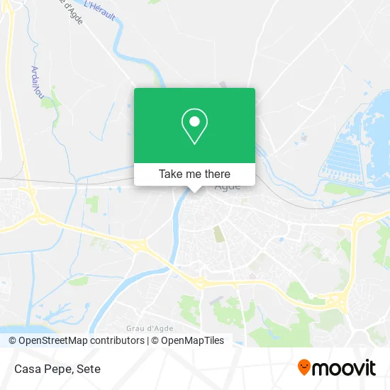 Casa Pepe map
