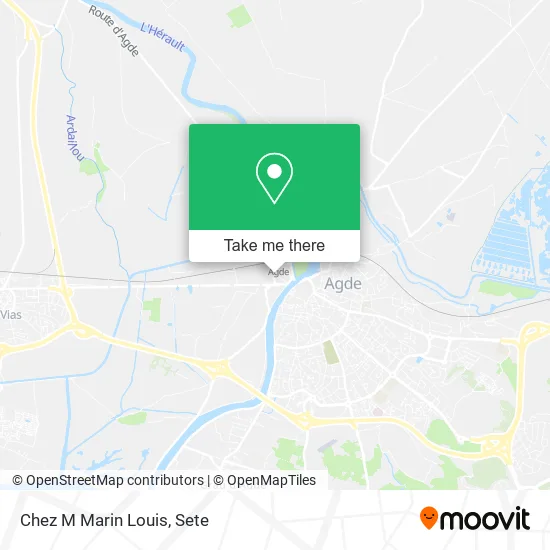 Chez M Marin Louis map