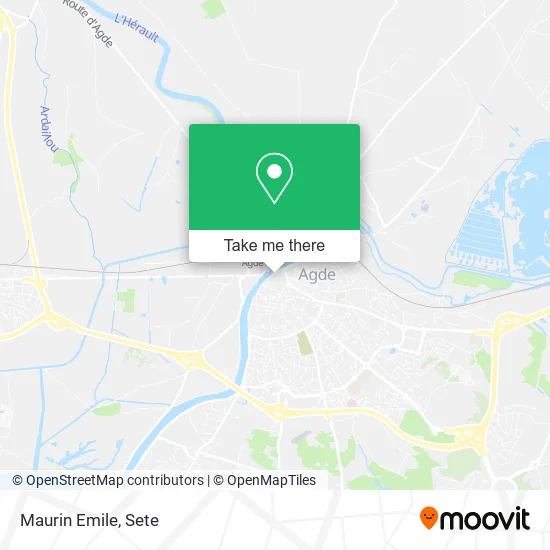 Maurin Emile map