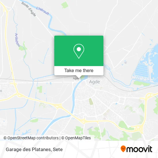 Garage des Platanes map