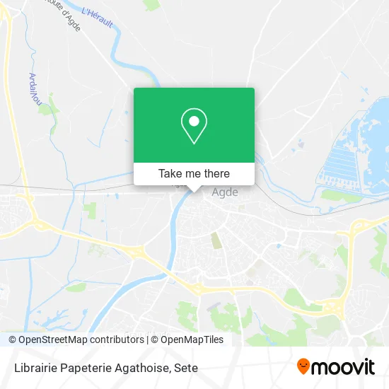 Librairie Papeterie Agathoise map